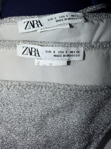 Zara silver metallic two - metallic,