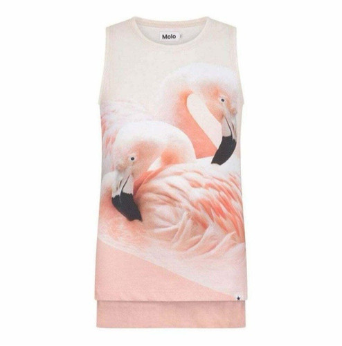 Molo girls flamingo vest top - girls,