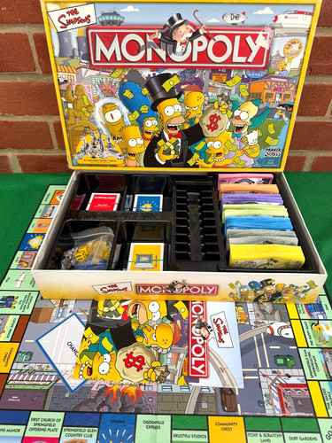 Monopoly the simpsons board - monopoly,