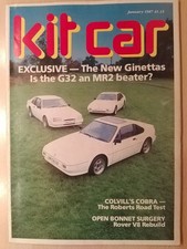 Kit Car January 1987. Ginetta