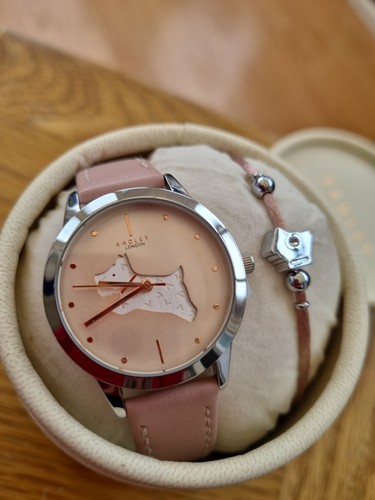 Radley pink watch with - radley,