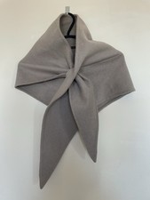 Zara Grey Triangle Neck Scarf