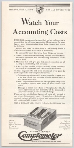 Comptometer felt tarrant - felt, &
