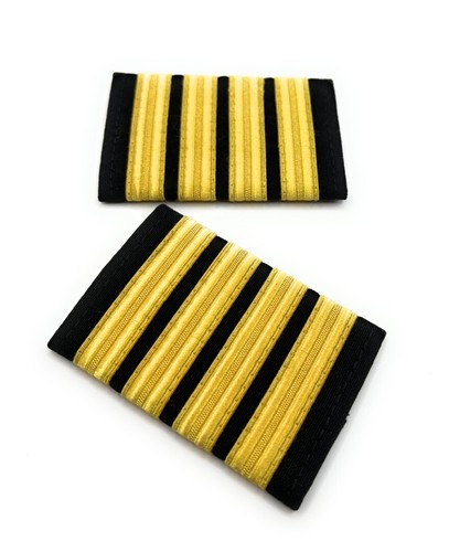 Pilot captain gold strips - gold,