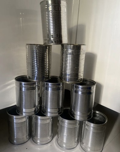 Empty tin cans - up, cycling