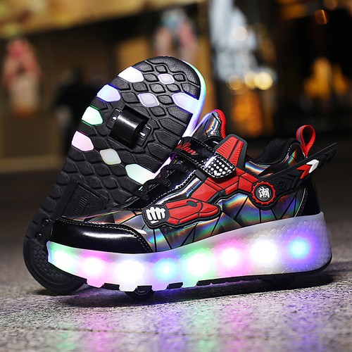 Led wheels skates shoes - led,