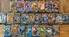 Pokemon TCG Booster packs 50 different expansions listed - drop down menu CHOOSE
