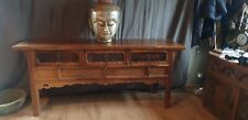 Antique ancient Chinese Buddhist Elm Temple Altar Table