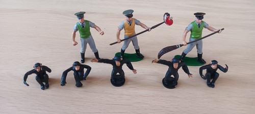Britains deetail zookeepers - britains, x3