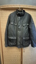 Barbour  International Duke Waxed Jacket Size Med Slim Fit