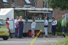 Photo A3 Creech St Michael : Chip Van A chip van with people enjoying so c2016
