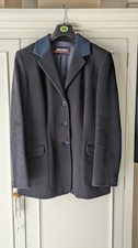 Musto Wool Equestrian Jacket Hunting, Showing, Dressage Size 10 Navy