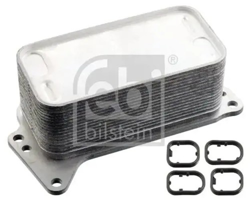 Engine oil cooler 105959 - , febi