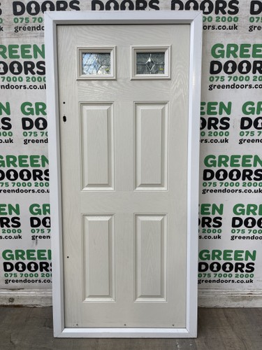 Composite woodgrain front - front, door