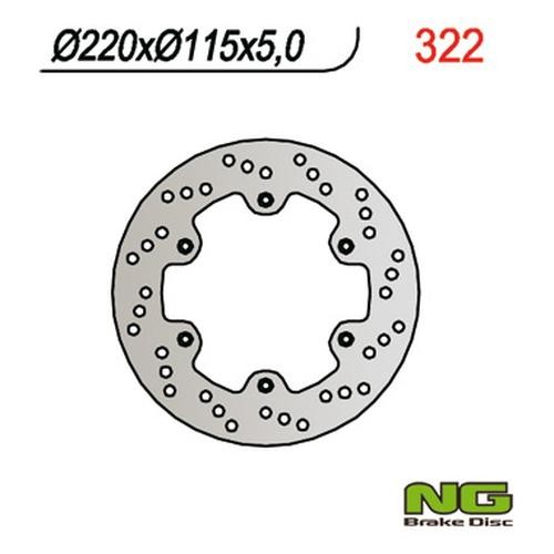Rear brake disc yamaha - rear,