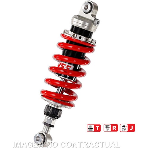 Gas monoshock with - monoshock, bottle