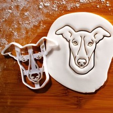 Whippet Face cookie cutter -