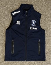 Middlesbrough FC Lightweight Errea Training Gillet, Medium, Excellent Condition