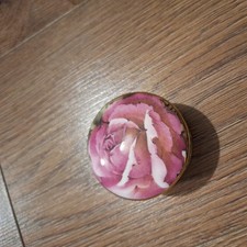 Bone China Trinket Box. Rose Design