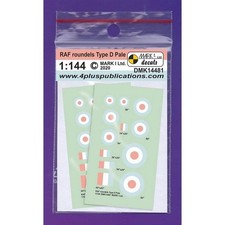 1:144 RAF roundels Type D Pale