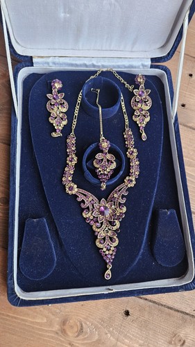Gold and purple - and, indian