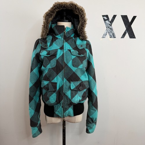 Y2k roxy aqua gray buffalo - aqua,
