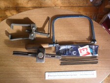 Vintage Eclipse Coping Saw Mortise Gauge Scribe & Vice Carpenters Tools Job Lot