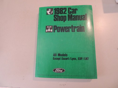 1982 shop manual - 1982,