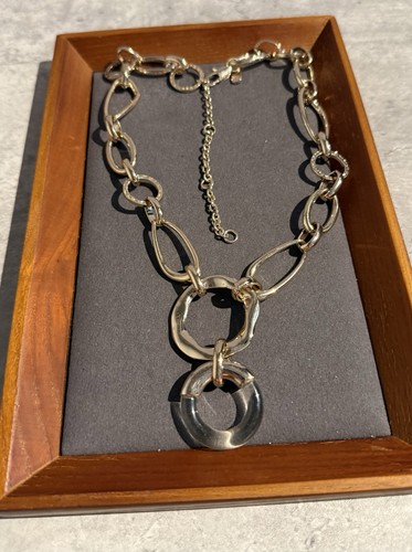 Chunky necklace gold tone - chunky,