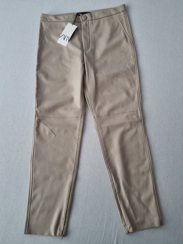 Zara faux leather trousers - faux,