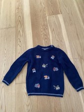 Navy Embroidered Truck Design Jumper Age 2 Years By Ministry Of Rascals