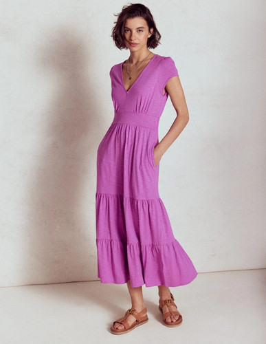 Boden eloise neck jersey - eloise, v-neck
