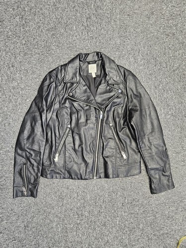 And womens black faux - and,