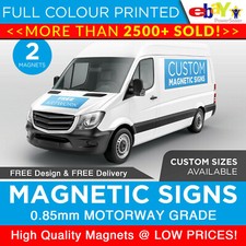 2X Magnetic Signs Personalised