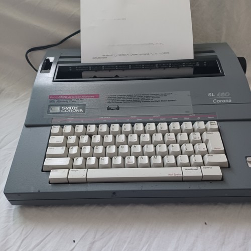 Smith corona sl480 - smith, sl480~electric