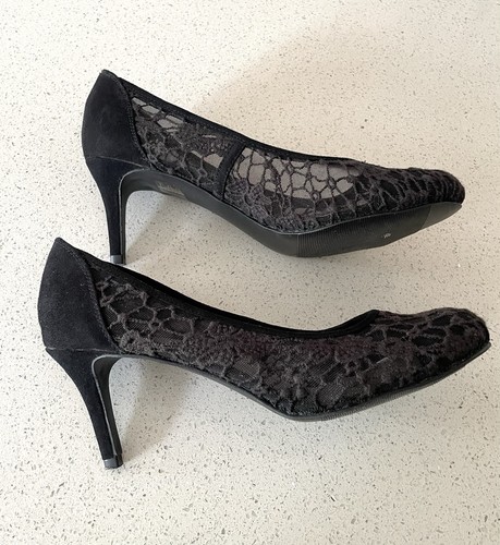 Emilio luca black net stiletto - emilio,