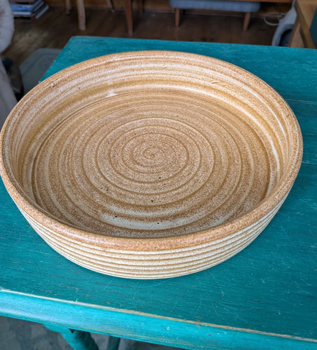 Studio pottery stoneware 24cm - pottery,