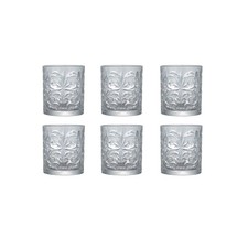 RCR Tattoo Short Tumbler Glasses Set of 12 – 340ml Vintage, Dishwasher Safe