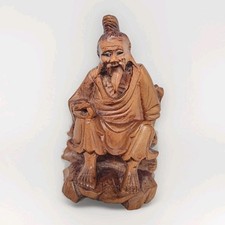 Hand Carved Wooden Chinese Man
