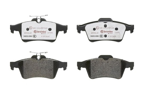 Rear brake pad set fits - rear,