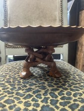 Hand Carved Wooden Pedestal