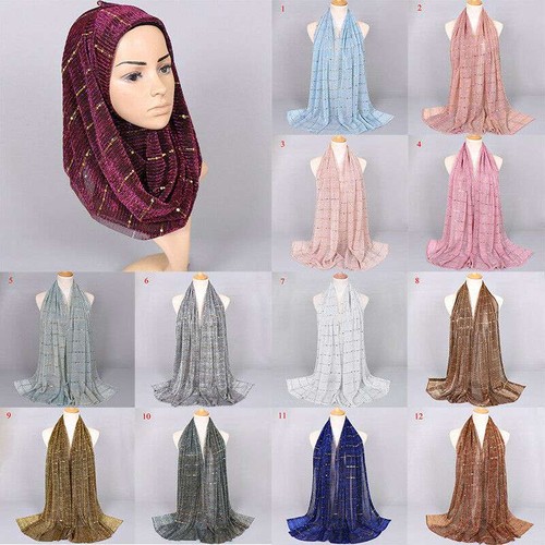 Head scarf gold silk bling - head,