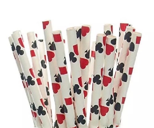 Paper straws casino - casino, night