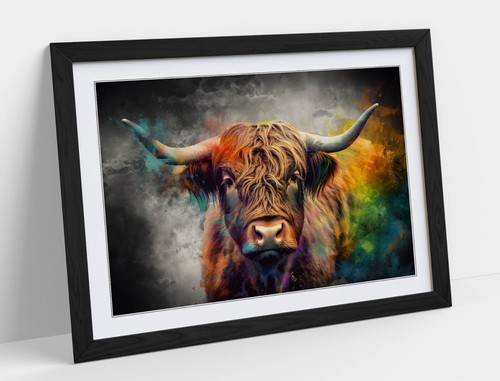 Highland cow multi colour - highland,