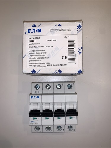 Eaton mem 32a mcb - 4, mod
