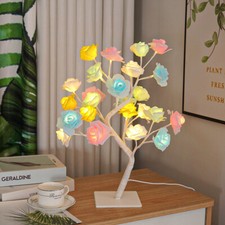 LED Rose Flower Table Lamp USB