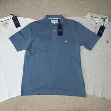 Jack Wills Men's Polo Shirts Blue Grey Marl White Colours - Sizes - BNWT