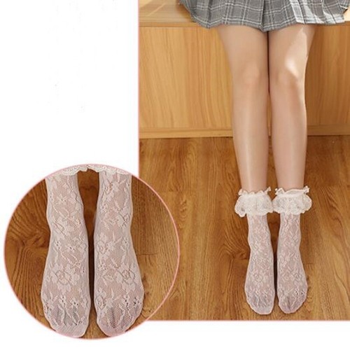 Ruffle ankle socks anklets - ruffle,