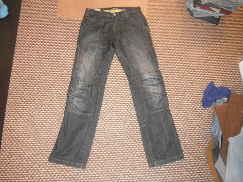 Petroleum relaxed jeans waist - petroleum,