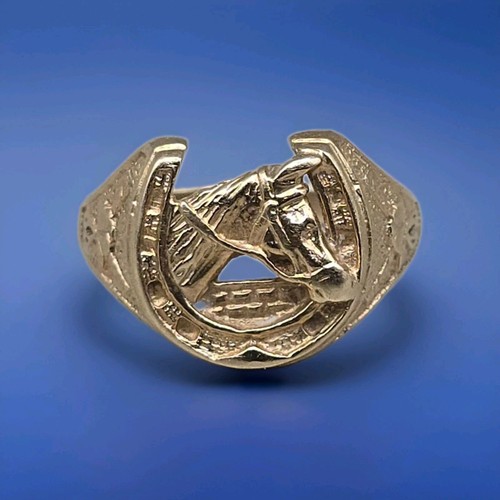 Mens vintage 9ct yellow - 9ct,